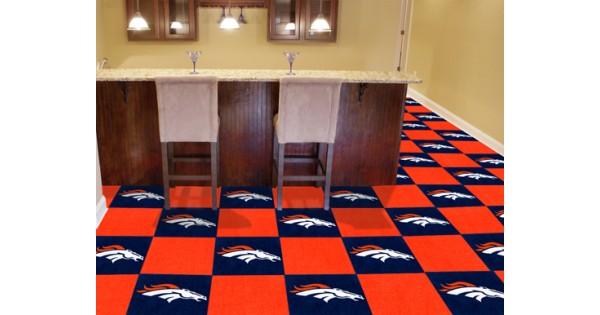 NFL Denver Broncos Carpet Tiles