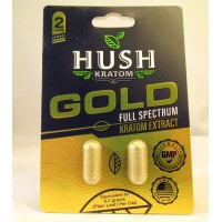Hush Gold Full Spectrum Extract Capsules - GMP Quality Product (2pk)(1)