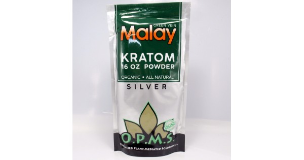 Powders : OPMS Silver Green Vein Malay - All Natural Organic Powder (16oz)