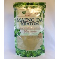 Remarkable Herbs 100% All Natural Maeng Da (Green Vein) Powder (20oz)