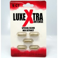 LUXE Xtra Intense Kratom - Special Blend Mix - Extract Capsules - (5 CT)