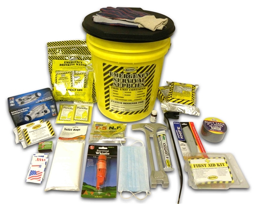 Kits for 2-4 People : Mayday Deluxe Emergency Honey Bucket Kit - 2 Person