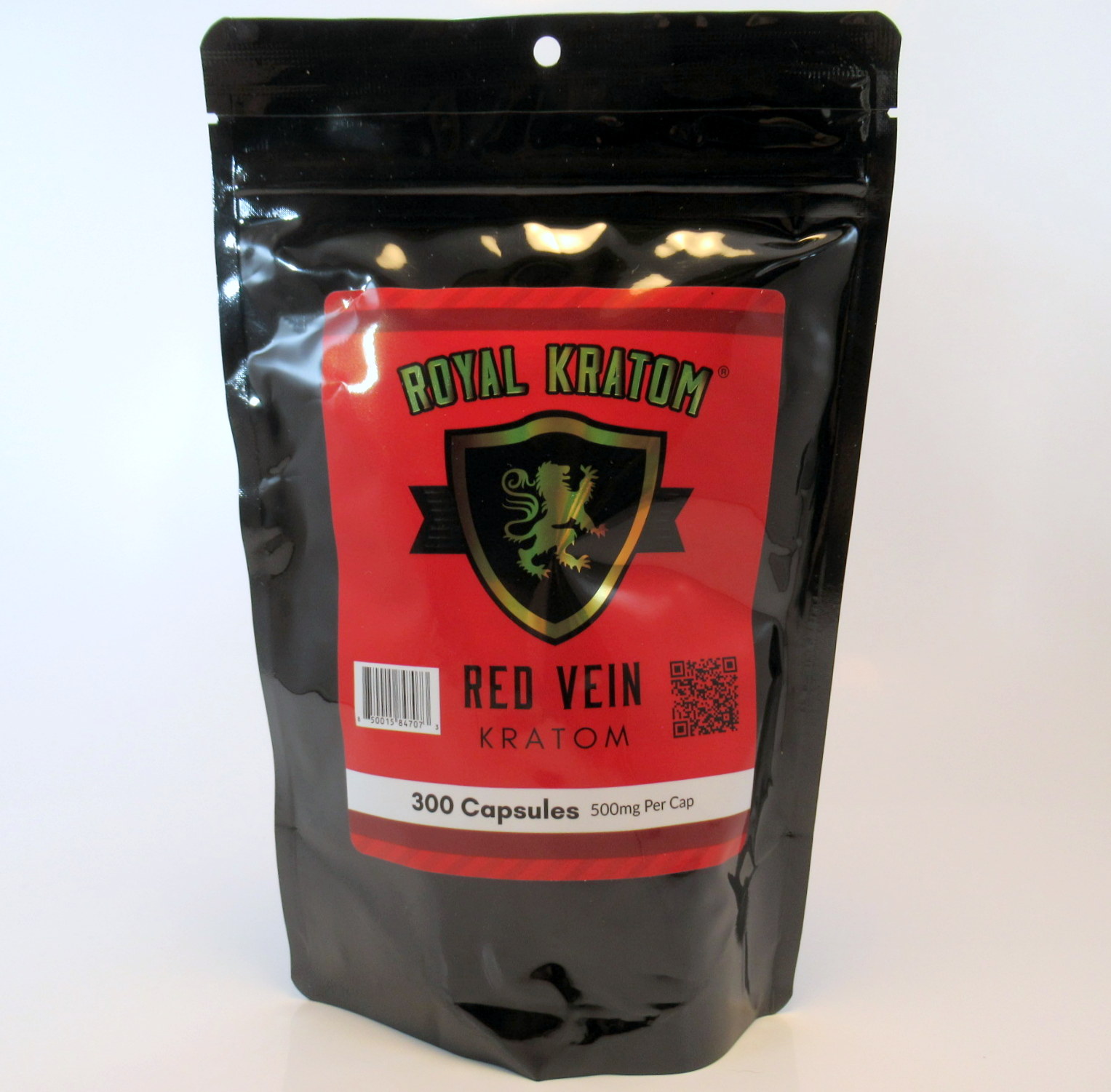 Capsules : Royal Kratom Red Vein Premium Capsules (300ea)