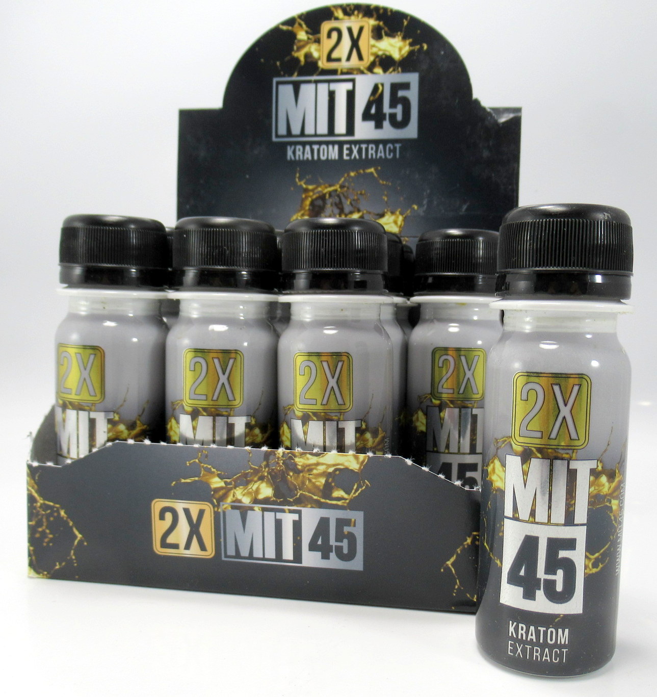 Shots : MIT45 Kratom Extract - 2X Double Shot - (2oz Bottle)(12ea)