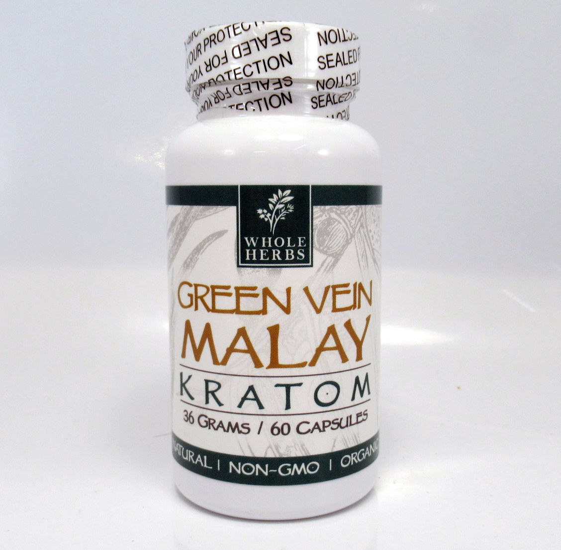 Capsules : Whole Herbs - Green Vein Malay Capsules - Natural | Non-GMO ...